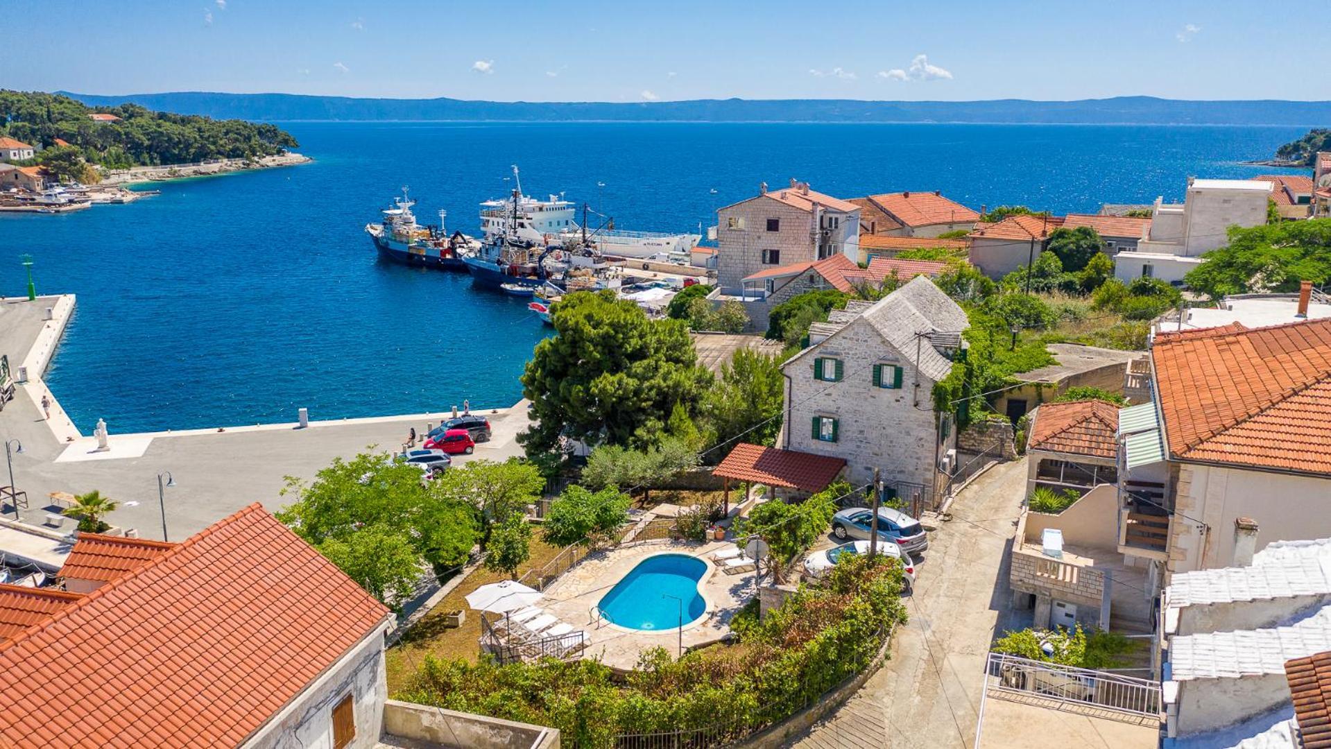 Villa Bonaca Perfect Location For A Holiday With Friends Or Family, Heated Pool Sumartin Eksteriør bilde
