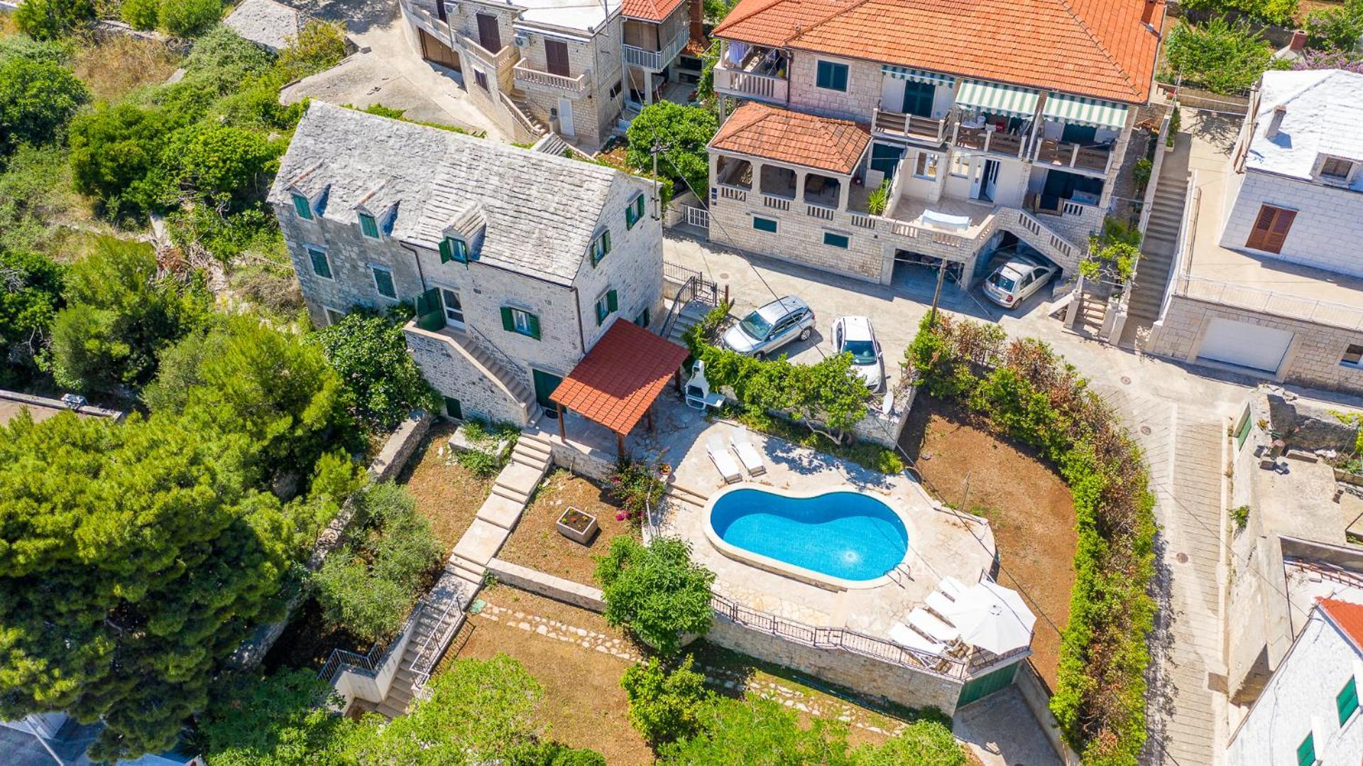 Villa Bonaca Perfect Location For A Holiday With Friends Or Family, Heated Pool Sumartin Eksteriør bilde