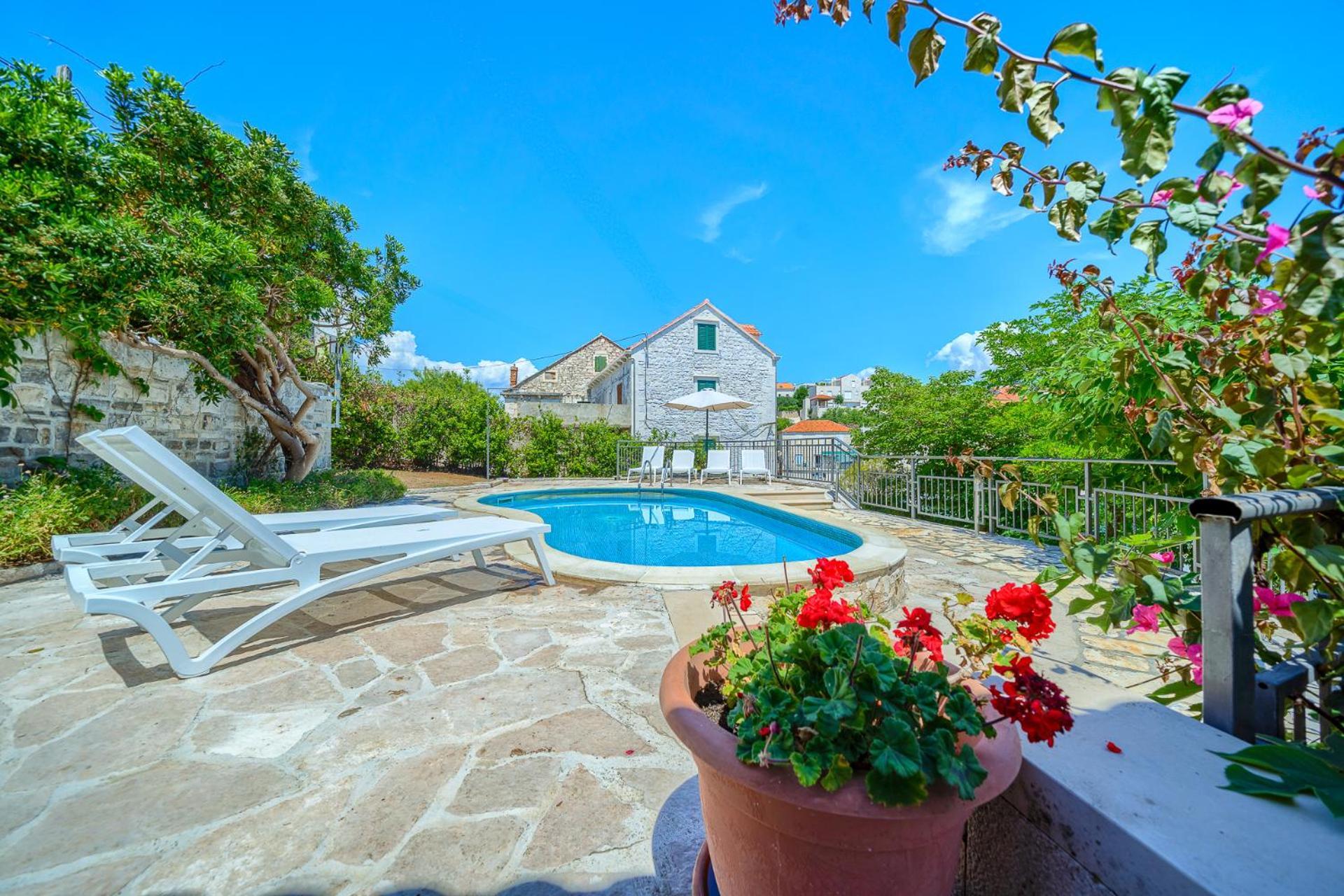Villa Bonaca Perfect Location For A Holiday With Friends Or Family, Heated Pool Sumartin Eksteriør bilde