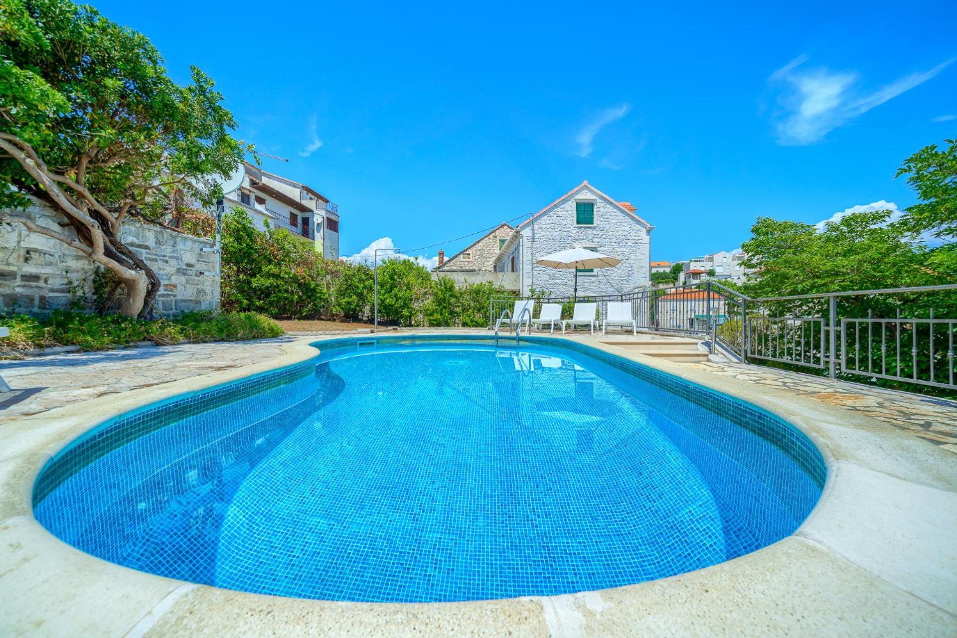 Villa Bonaca Perfect Location For A Holiday With Friends Or Family, Heated Pool Sumartin Eksteriør bilde
